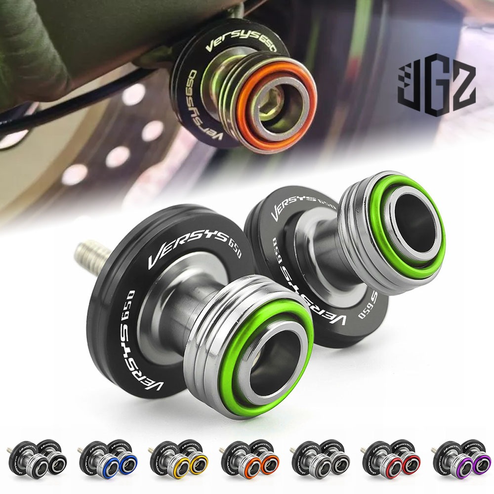 สําหรับ KAWASAKI Versys650 2015-2025 2026 Swingarm Spool Sliders รถจักรยานยนต์ Swing Arm Spools Sliders