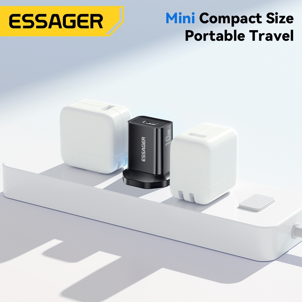ESSAGER Constant-Current 10W USB-A Travel Charger รองรับหลาย Fast Charging Protocols สําหรับ IP 6-15 AirPd Series Pad ราคา ถูกที่สุด ดีลบีเคเค แกลเลอรีภาพที่ 7