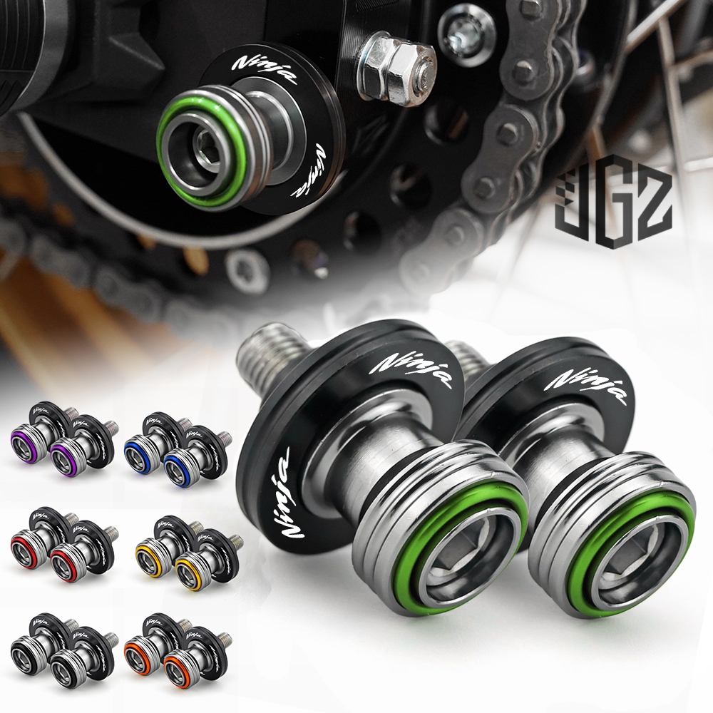 สําหรับ KAWASAKI NINJA250 ninja 500 400 650 Swingarm Spool Sliders รถจักรยานยนต์ Swing Arm Spools Sliders