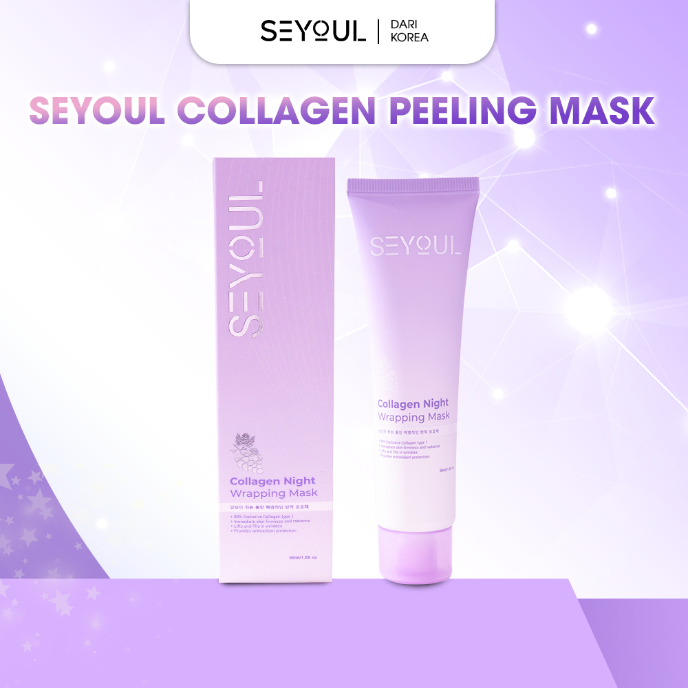 SEYOUL Collagen Peeling Mask ให้คอลลาเจนชะลอริ้วรอยแห่งวัย ลดเลือนริ้วรอยรูขุมขน 50ml