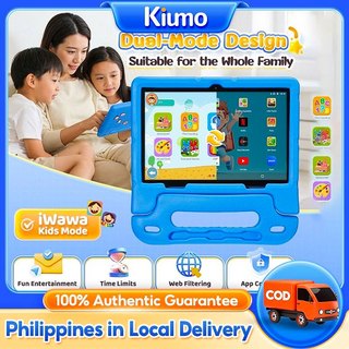 KIUMO Tablet for Kids 10inch Kids Learning Tablet Android Original 6GB+512GB Android 15 Toddler Tablet With Keyboard EVA Protective Case