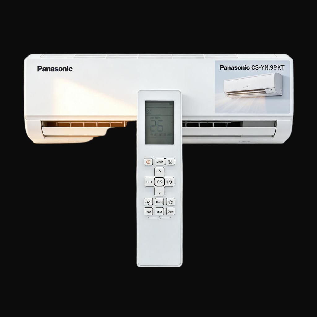 RG10B Panasonic เครื่องปรับอากาศติดผนัง YU Series (ZKT) 18097 BTU Inverter (สีขาว) รุ่น CS/CU-YU18ZKT + Z951A รีโมทคอนโทรลเครื่องปรับอากาศ