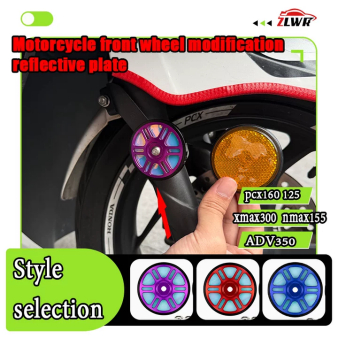 ZLWR PCX160/125 XMAX300 NMAX155 ADV350 ดัดแปลงป้ายสะท้อนแสง night ป้ายเตือนร่างกายแผ่นสะท้อนแสงส่องสว่างอุปกรณ์ตกแต่งรถจ
