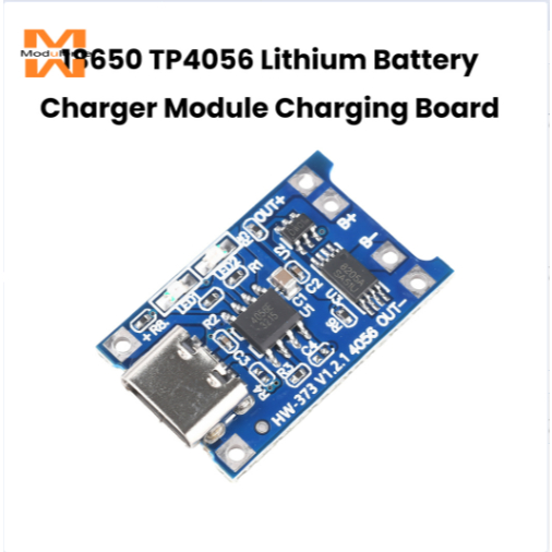 TYPE-C USB 5V 1A 18650 TC4056A แบตเตอรี่ลิเธียมโมดูลชาร์จบอร์ดพร้อมการป้องกัน