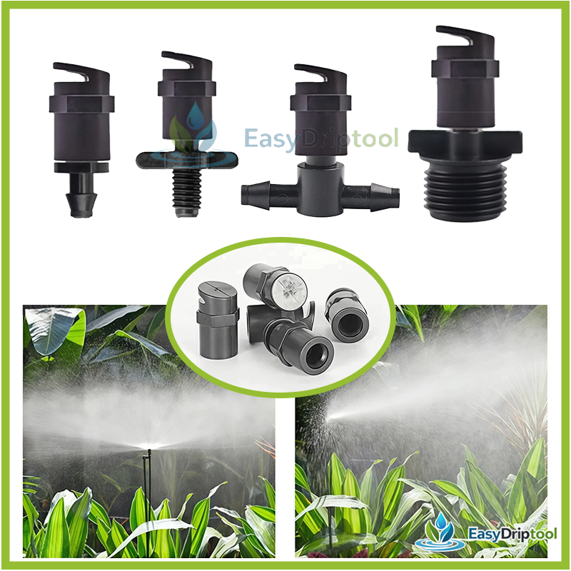 มินิสปริงเกอร์ หัวฉีดสเปรย์ ฉีดด้านเดียว 180 องศา (แพ็ค 50/100 ชิ้น)