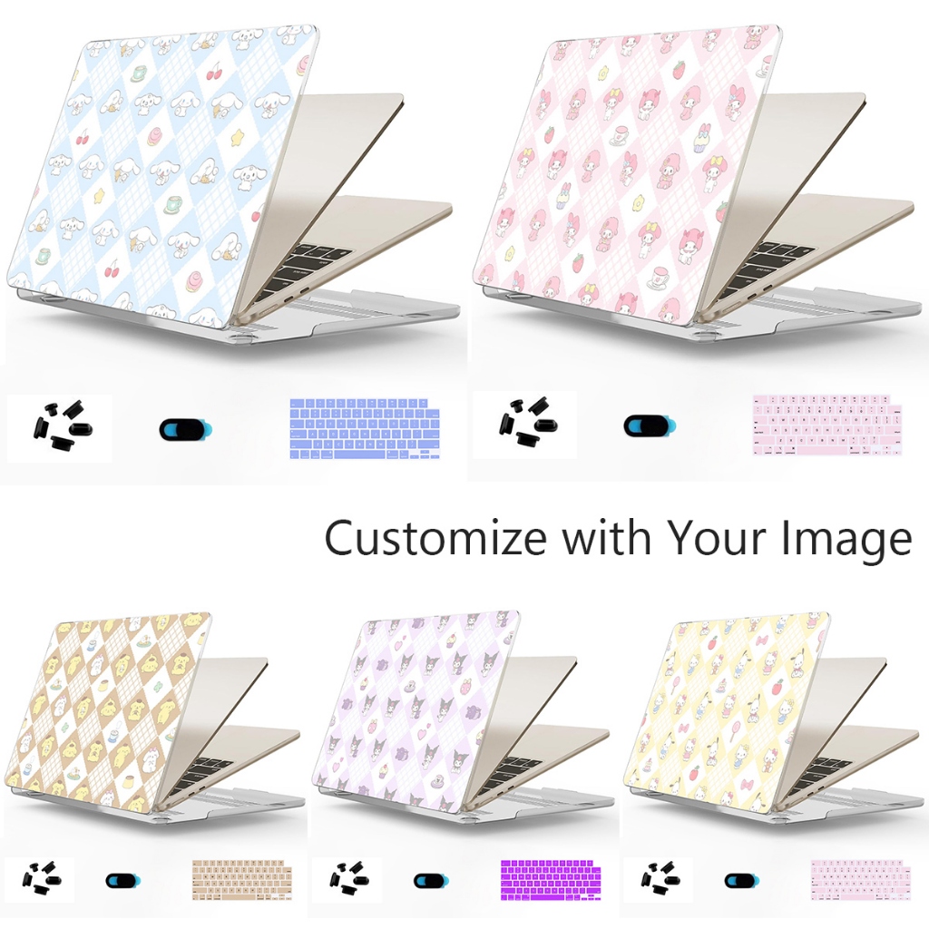 Sanrio น่ารักและใสพิมพ์หัวสําหรับ MacBook 2025 Air13 M4 A3240 M2 M3 A2681 A2179 A3113 Pro14 M5 A3434