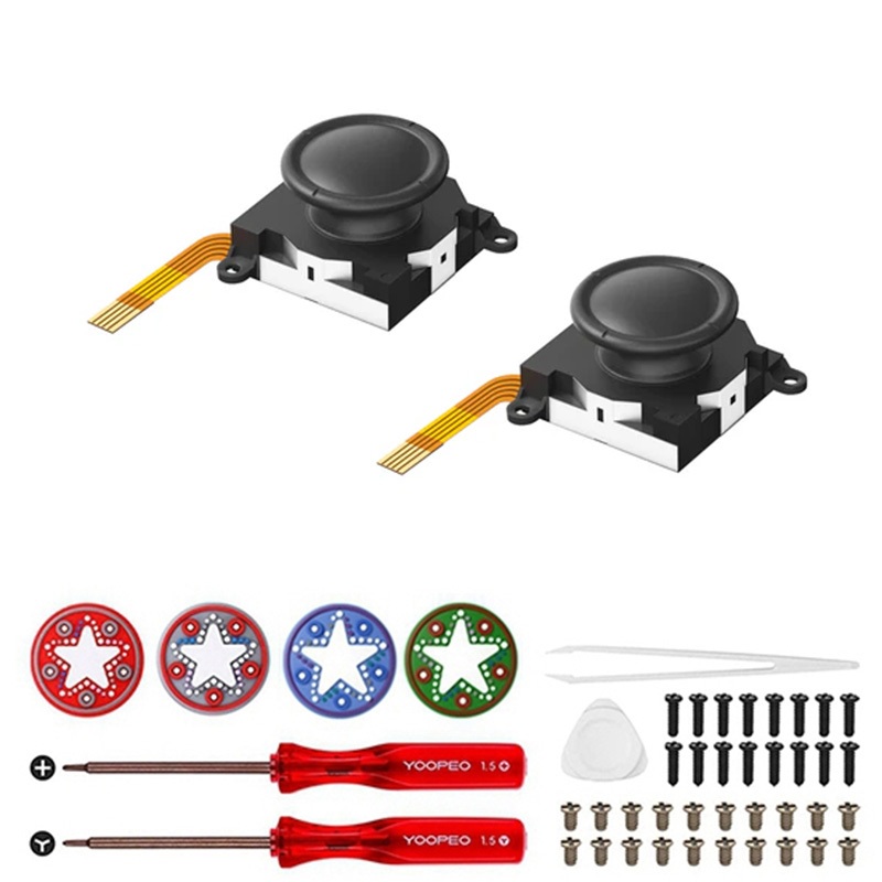 TMโมดูลจอยสติ๊ก R สําหรับ Joycon of Switch 1 หรือสวิตช์ OLED, Switch Lite พร้อมเครื่องมือ - 1 คู่ (A