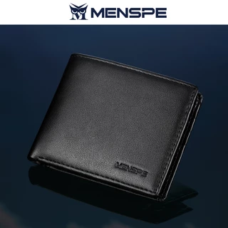 MENSPEกระเป๋าเงินของผู้ชาย การออกแบบที่เรียบง่ายกระเป๋าสตางค์ใบสั้น