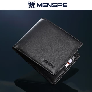 MENSPEกระเป๋าเงินของผู้ชาย การออกแบบที่เรียบง่ายกระเป๋าสตางค์ใบสั้น