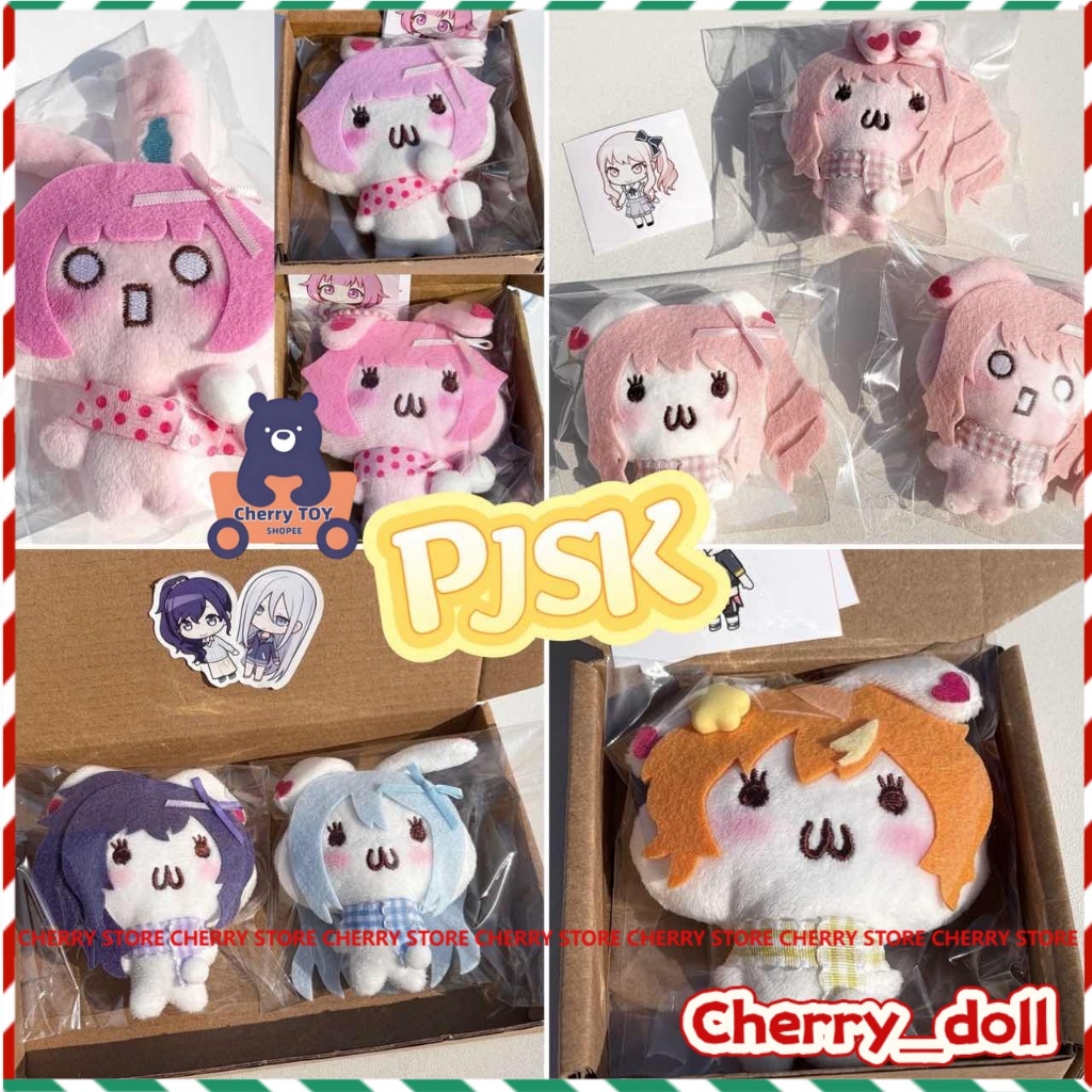 ทำด้วยมือPJSK Otori Emu Yoisaki Kanade Akiyama Mizuk Project Sekai สีสันเวที Pjsk Vbs ตุ๊กตาของเล่นต