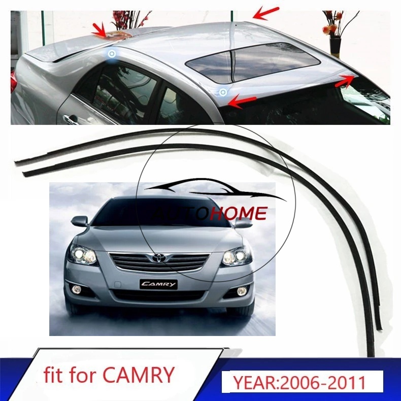 แถบซีลหลังคารถสําหรับ TOYOTA CAMRY 2006 2007 2008 2009 2010 2011 ACV40 ACV41 หลังคายาง weatherstrip