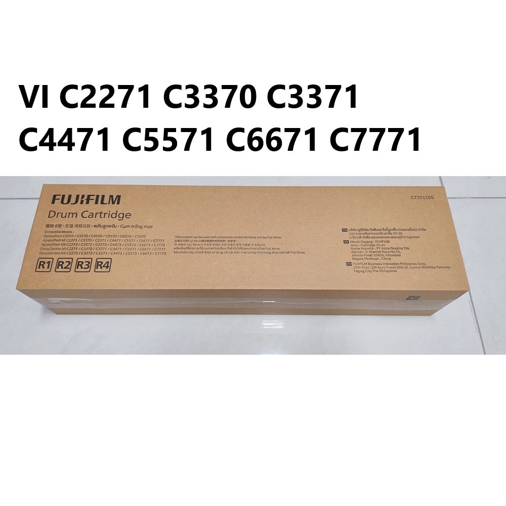 Origi nal Drum สําหรับ FUJIFILM Fuji xerox VI C2271 C3370 C3371 C4471 C5571 C6671 C7771 ตลับดรัม