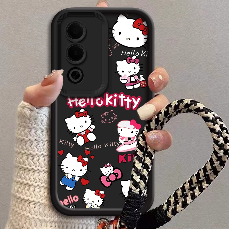 น่ารักสีชมพูแมวสําหรับOPPO A3 PRO 5G OPPO A80 5G K12X 5G OPPO A3X OPPO A40 A40M OPPO A60 5G A5i OPPO