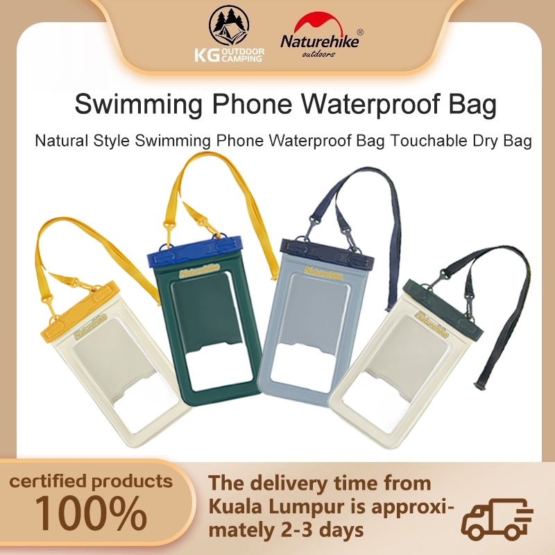 Naturehike Natural Style Swimming Phone Waterproof Bag Touchable Dry Bag