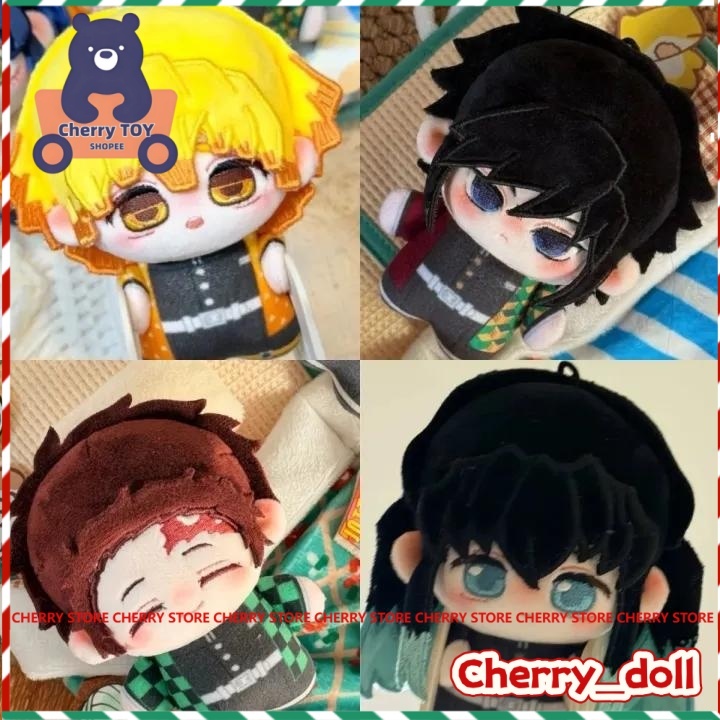 10 ซม.Demon Slayer Tokitou Muichirou Kibutsuji Muzan ตุ๊กตาผ้าฝ้าย Tomioka Giyu Toichiro Tanjiro Zen