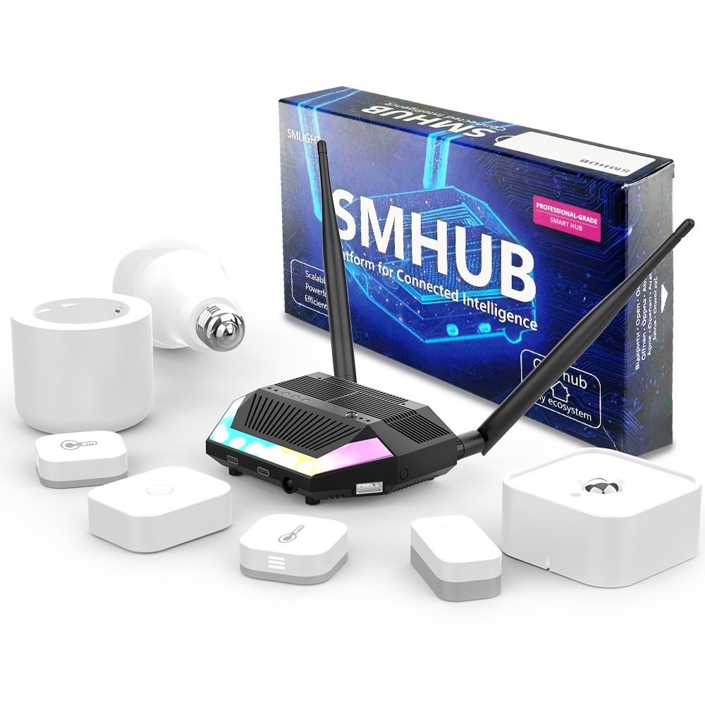 SMHUB รุ่น Early Adopter | ฮับอัจฉริยะหลายวิทยุพร้อม Zigbee2MQTT, Matterbridge, Node-RED | Zigbee, เ