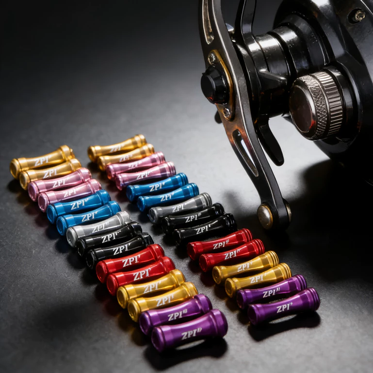 [การจับคู่] สำหรับ zpi daiwa/ Abu / Shimano โลหะลูกบิดน้ำหยดล้อสวิงแขนตกปลาอุปกรณ์เสริม DIY