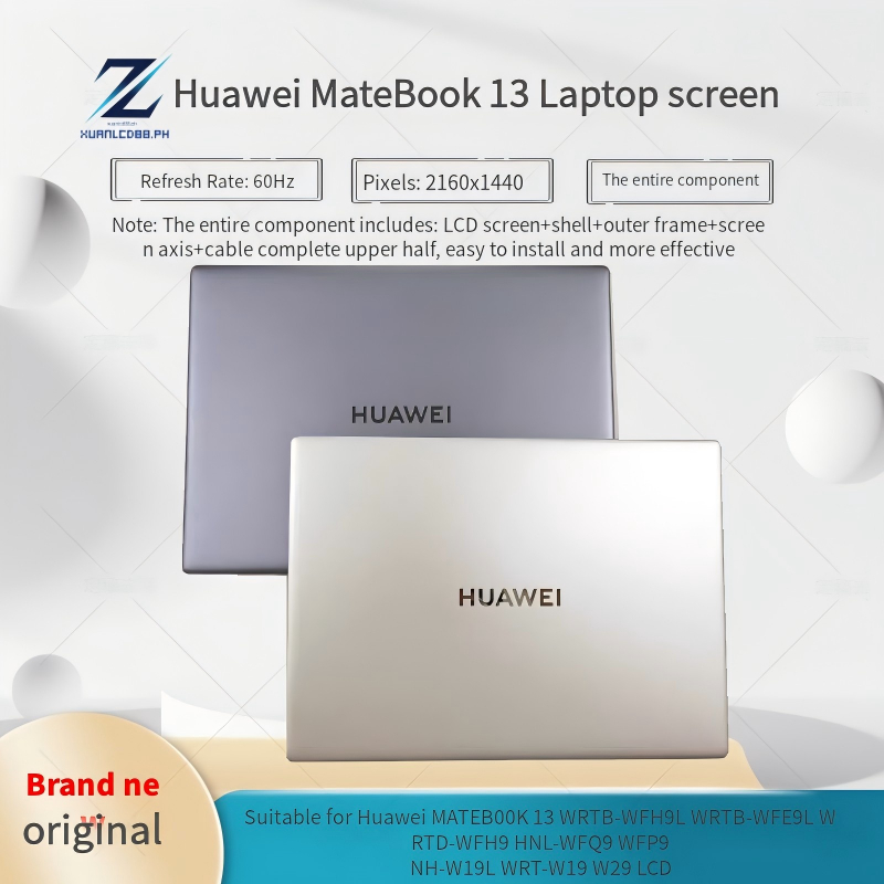 13 "สําหรับ Huawei MateBook 13 WRTB-WFH9L WRTD-WFH9 HNL-WFH9L จอแสดงผล LCD Touch Digitizer Assembly 