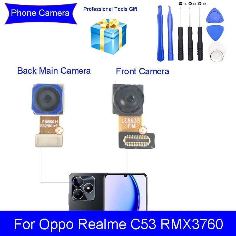 กล้องหน้าสําหรับเปลี่ยนกล้องหลัง Oppo Realme C53 RMX3760