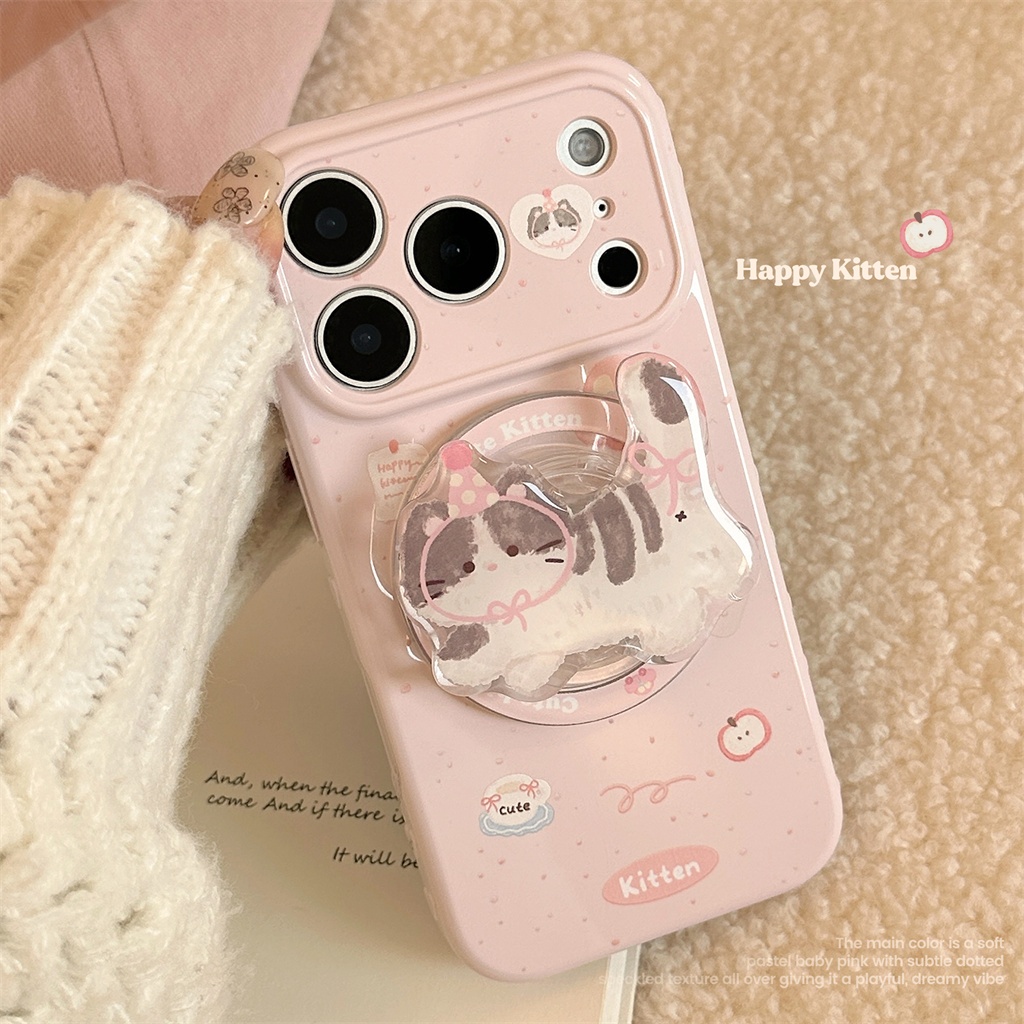 สําหรับIphone Case 17 Pro Max 16 Pro Max 15 Pro Max Bale Pink Meowบัญชีเคสโทรศัพท์