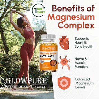 แมกนีเซียมไกลซิเนต Magnesium Glycinate ช่วยการนอนหลับ ลดความวิตกกังวล บำรุงสมองและระบบประสาท