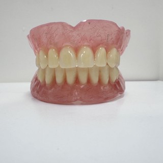 คุณภาพสูงผู้สูงอายุเต็มปากฟันปลอมจอแสดงผลฟันเต็มปากผู้สูงอาย…