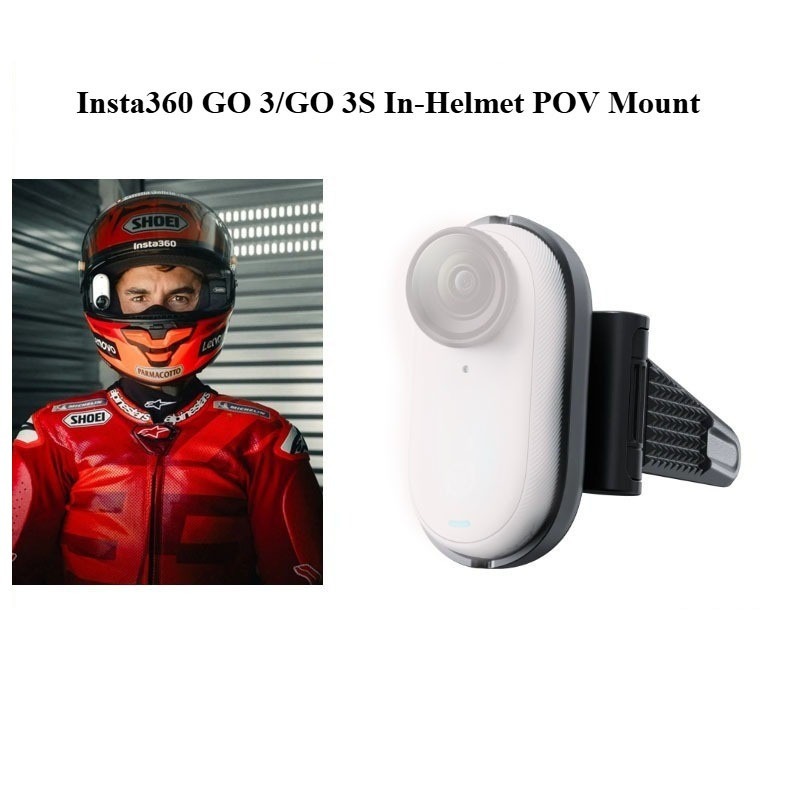 Insta360 GO 3/GO 3S In-Helmet POV Mount insta360 go 3 อุปกรณ์เสริม