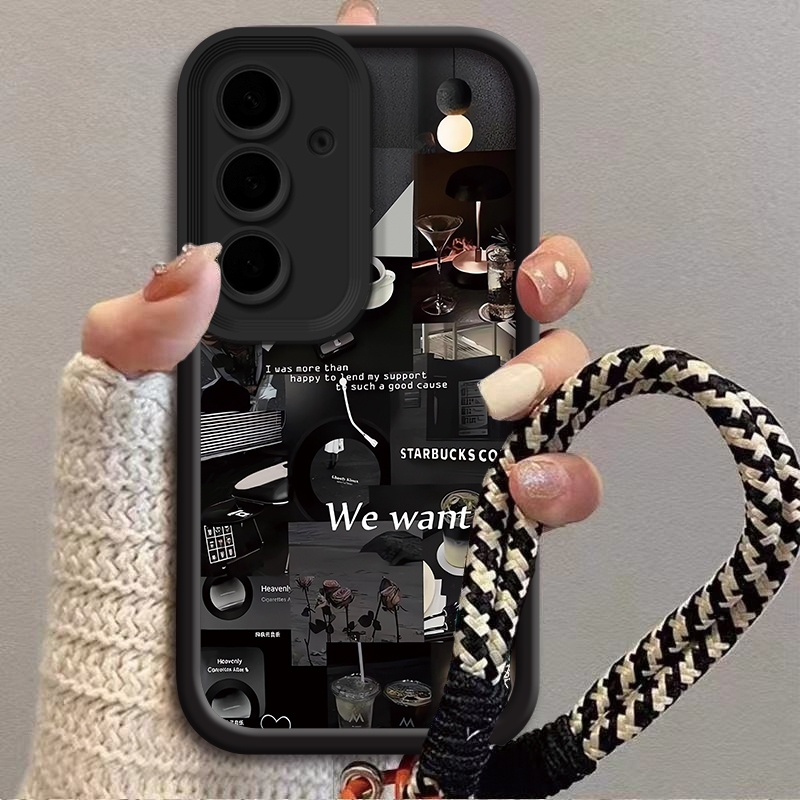 Coffee Life Music Casing สําหรับ Samsung S24 5G Samsung S24Plus 5G Samsung S24Fe Samsung S24Ultra Sa