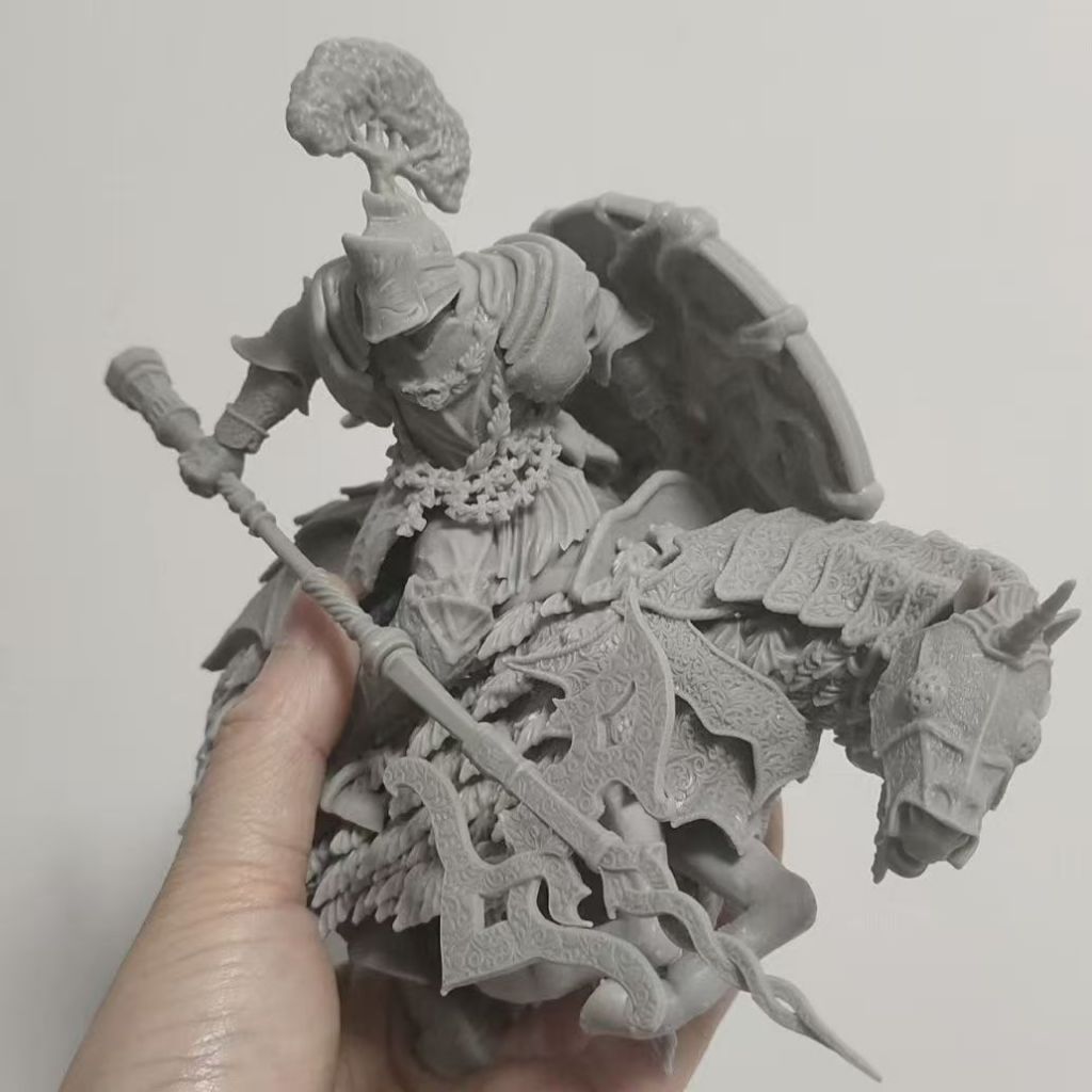 Elden Ring Dashu Guard Attack Posture Gk White Model Miniature Model 3d Model