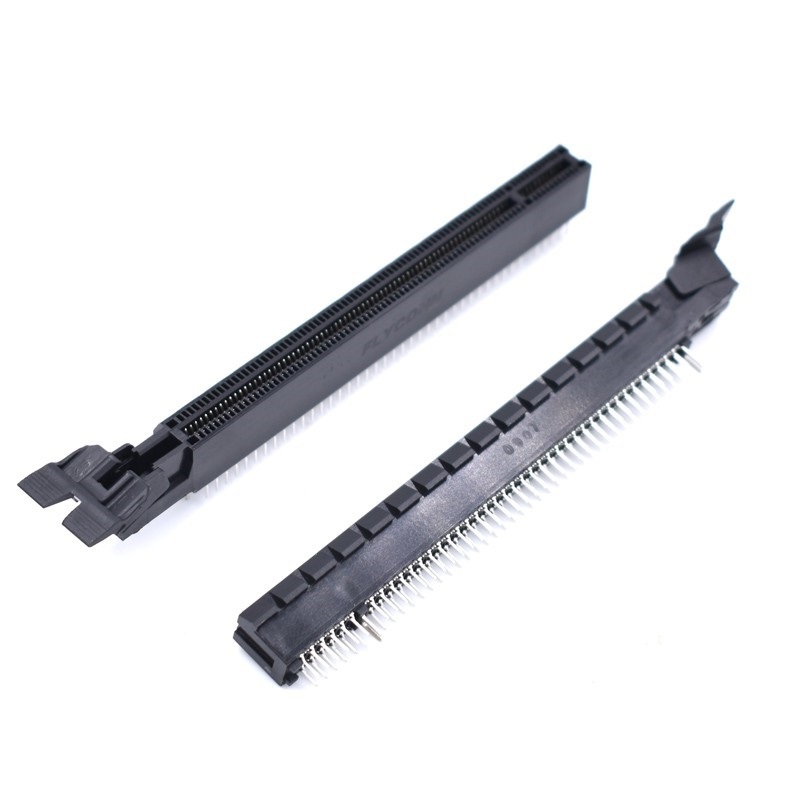 2 ชิ้น/ล็อตเมนบอร์ด 164P PCI-E 3.0 ซ็อกเก็ต 16X กราฟิกการ์ดสล็อต fishtail PC DIY PCIE 164 Pins