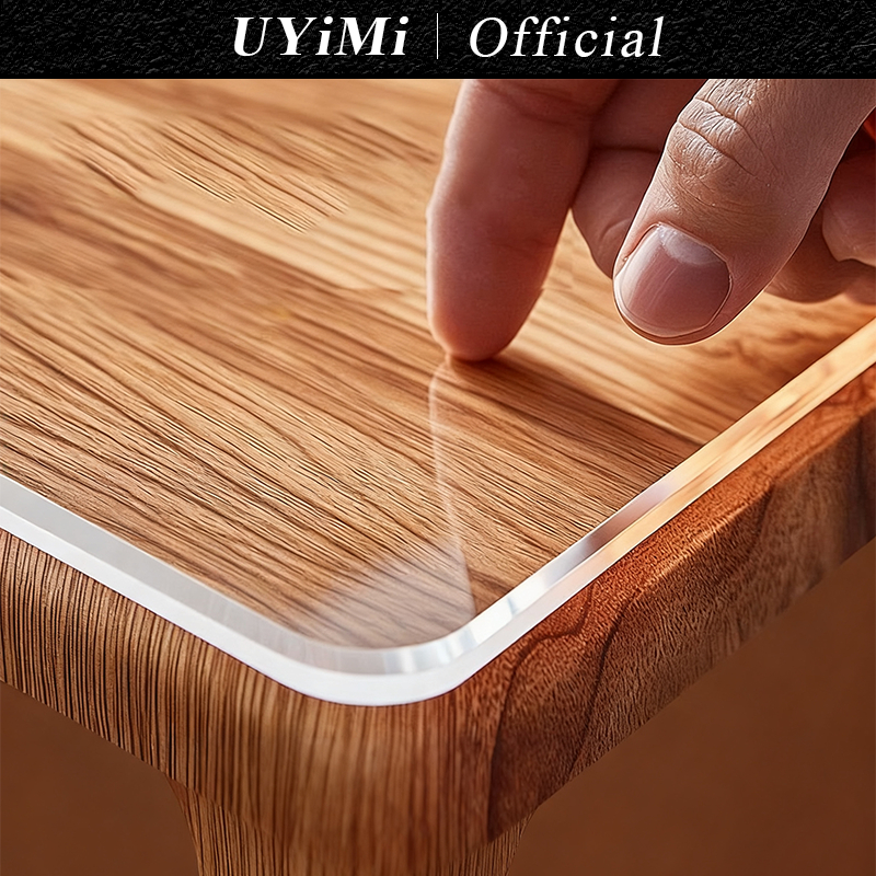 แผ่นรองโต๊ะ PVC ใส/ด้าน หลายขนาด หลายความหนา ทนความร้อน ไม่เหลือง ป้องกันรอย กันน้ำ ทำความสะอาดง่าย