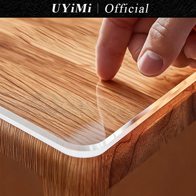 แผ่นรองโต๊ะ PVC ใส/ด้าน หลายขนาด หลายความหนา ทนความร้อน ไม่เหลือง ป้องกันรอย กันน้ำ ทำความสะอาดง่าย