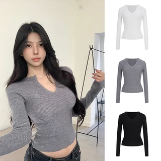 MOSESQUEEN เสื้อแขนยาวสีทึบ แบบเรียบหรู ฟิตพอดีตัว ระบายอากาศได้ดี นุ่มเบา ลดรอยยับ สวมใส่สบายตลอดวัน #59999
