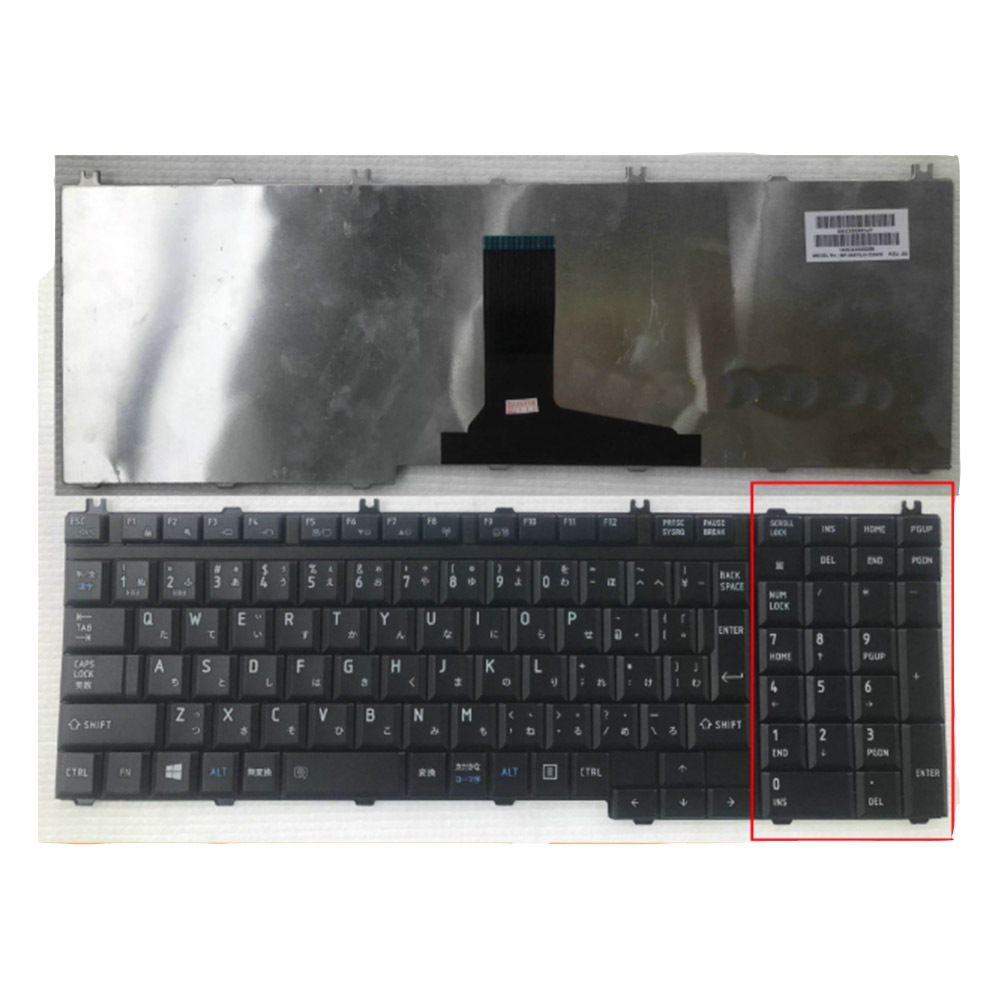แป้นพิมพ์แล็ปท็อปสําหรับ TOSHIBA dynabook Satellite C650 B551 B552 B652 B452 S750 S850 S500 K47 G50 
