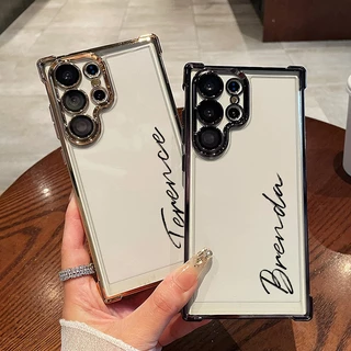 ชื่อที่กําหนดเองใหม่เคสป้องกันการตกเหมาะสําหรับ Samsung Galaxy S26 Ultra s25/s24/24 plus S23ultra S22ultra Casing
