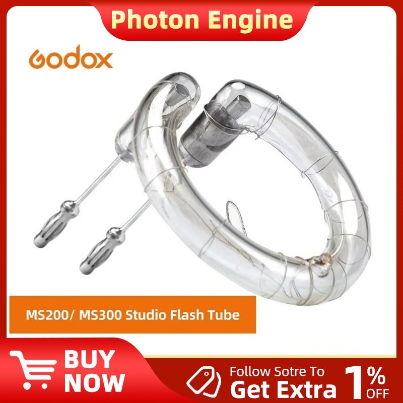 Godox 300Ws หลอดแฟลชมืออาชีพสําหรับ Godox MS200 MS300 MS200V MS300V