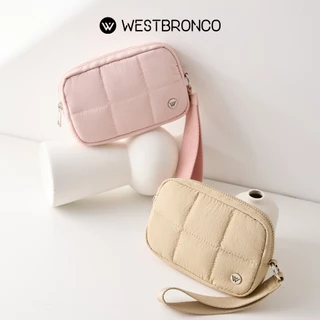 【Songkran】WESTBRONCO รุ่นPuff  (พัฟ) กระเป๋าสตางค์แบบคล้องข้อมือสำหรับผู้หญิง มีสายรัดข้อมือ สามารถใส่บัตร โทรศัพท์มือถือได้