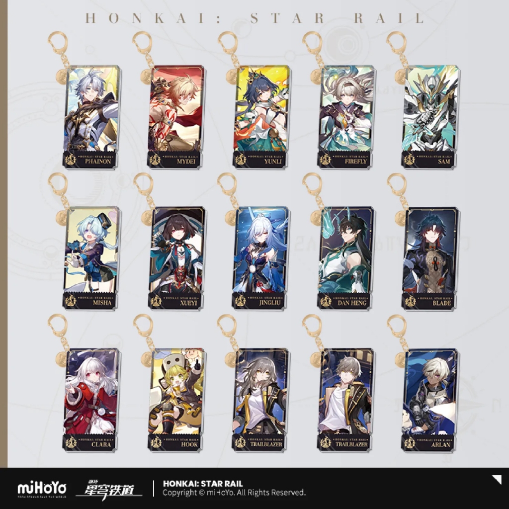 [miHoYo/Honkai: Star Rail] Tachie Series จี้อะคริลิค-ทําลาย Firefly Sam Cloud Glass Wandi Beiradanhe