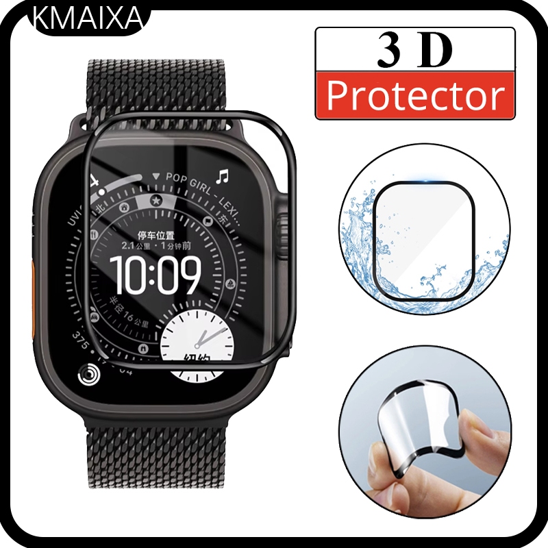 กระจกนิรภัย ความละเอียดสูง ฟิล์มไฮโดรเจลสําหรับ แอปเปิล ดู กับ 3 พิเศษ 3 2 ฉันดู ชุด 11 10 9 8 7 6 5 4 3 2 49 46 45 44 42 41 40 38 มม.ครอบคลุมป้องกันหน้าจอยามอุปกรณ