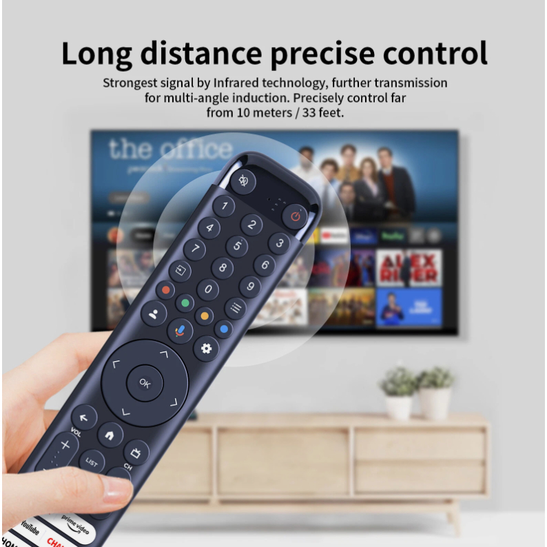 RC833 GUB1 เสียงเปลี่ยนรีโมทคอนโทรลใช้งานร่วมกับ TCL RC833-GUB1 RC833 GUB1 RC833GUB1 สําหรับสมาร์ทที