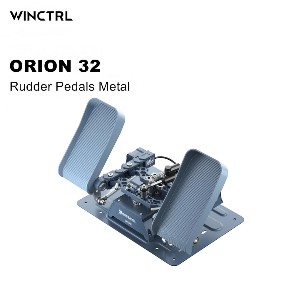 WINWING WINCTRL ORION 32 RUDDER PEDALS METAL FLIGHT SIMULATOR | DCS X-Plane P3D MSFS