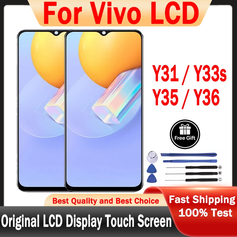 Vivo Y31 Y33s Y35 Y36 จอแสดงผล LCD เปลี่ยนหน้าจอสัมผัส