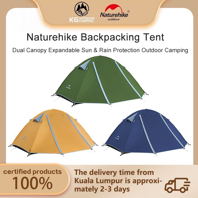 Naturehike Dual Canopy Expandable Sun  Rain Protection for Relaxed Outdoor Camping