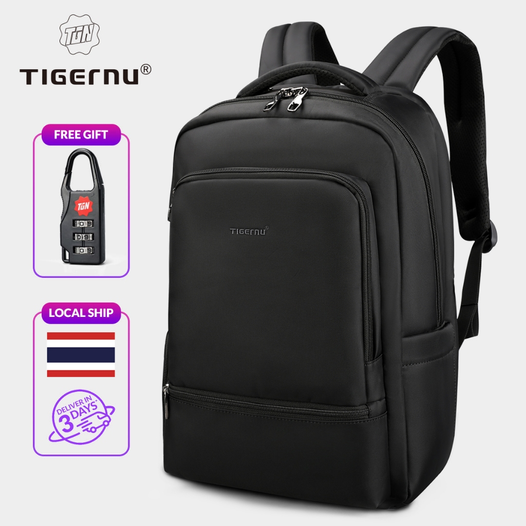 【Local Delivery】Tigernu 3585 กระเป๋าเป้สะพายหลัง กันน้ำ ขนาด 15.6 นิ้ว