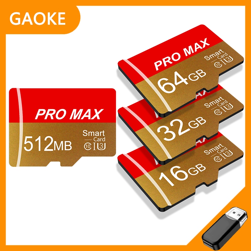 การ์ดหน่วยความจํา Micro SD Class 10 ความเร็วสูง 32GB/16GB/8GB/4GB/2GB/128MB/512MB การ์ดหน่วยความจํากันน้ํา เข้ากันได้กับสมาร์ทโฟน คอมพิวเตอร์ แท็บเล็ต Camersas เครื่องบันทึกการขับขี่และกล้องรักษาปลอดภัย
