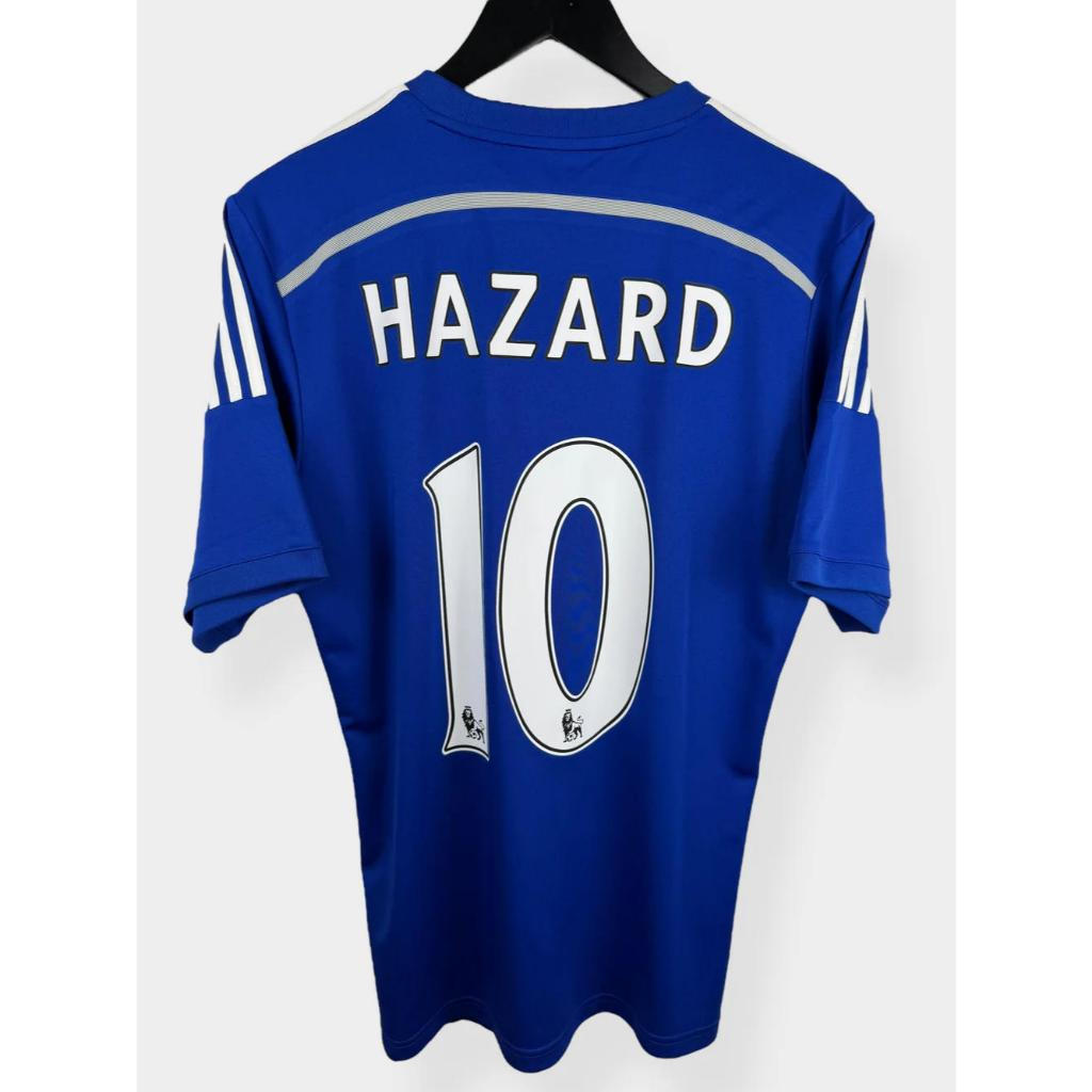 เสื้อฟุตบอลสไตล์เรโทรสำหรับ Eden Hazard หมายเลข 10 คุณภาพเยี่ยม