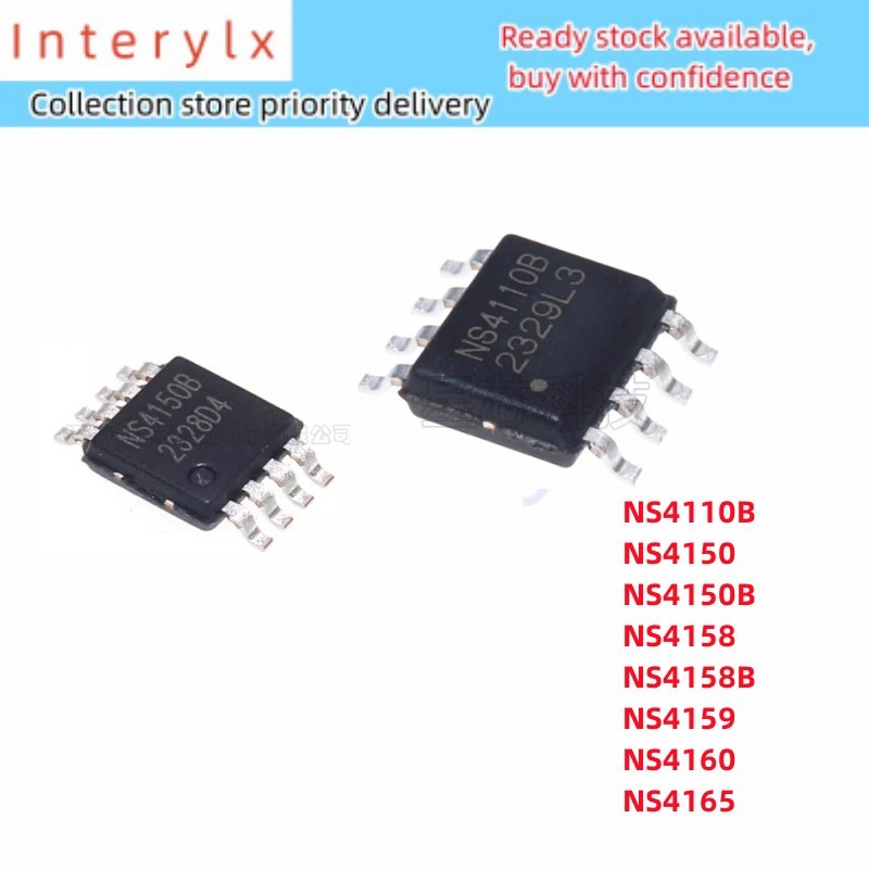 5 ชิ้น/ล็อต Original NS4110B NS4150 NS4150B NS4158 NS4158B NS4159 NS4160 NS4165 Patch SOP-8 เครื่องข