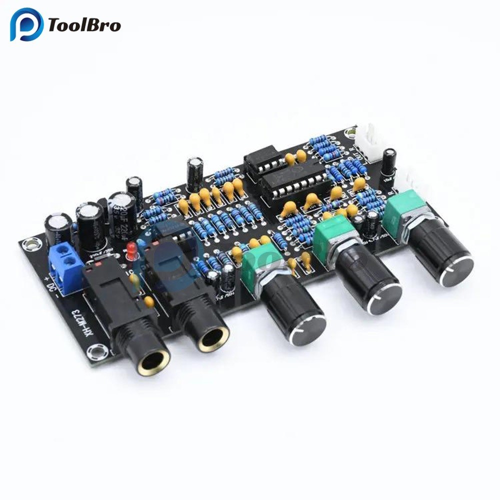 XH-M273 PT2399 DC 12-24V Digital Preamplifier Board คาราโอเกะ Reverberation ไมโครโฟนควบคุม