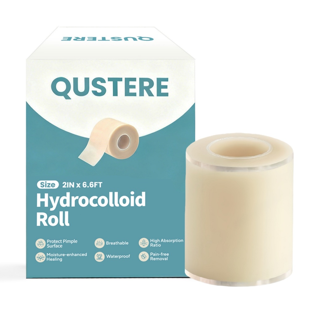 QUSTERE Hydrocolloid Acne Patch กันน้ําที่มองไม่เห็น Pimple Spot Patch สําหรับทุกสภาพผิว