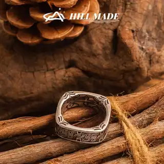 Celtic Knot Ring ออกแบบประณีตจากไอริช สแตนเลสไทเทเนียม เพิงามสำหรับผู้ชาย